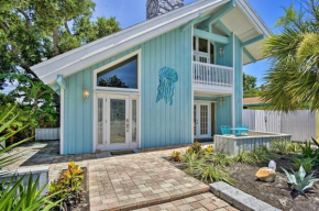 Cape Canaveral Cottage with Pool - Walk to Beach!